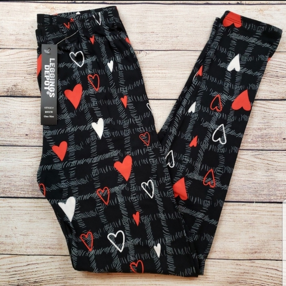 Buttery soft leggings depot hearts leggings